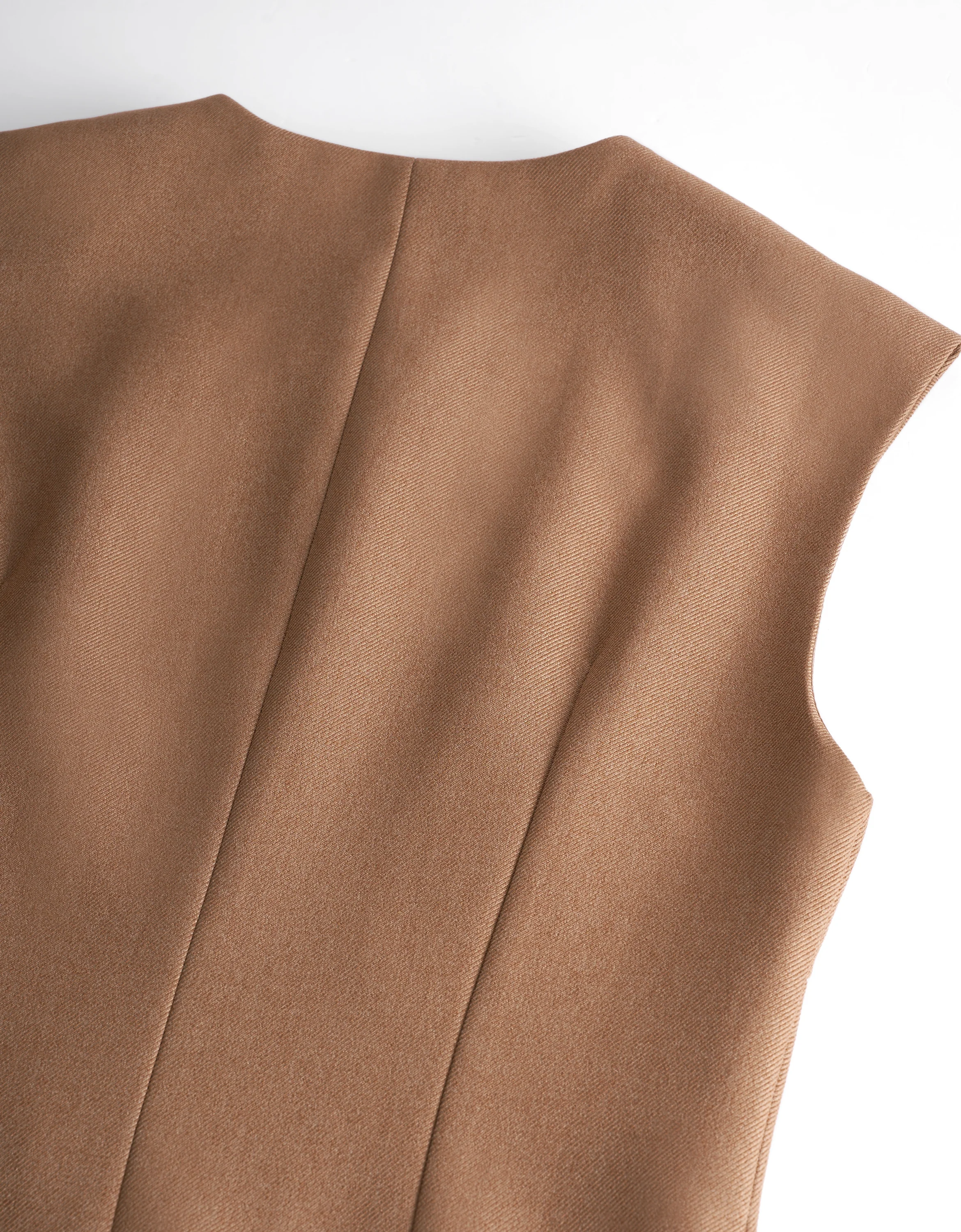Asymmetric Button Front Vest - Image 34