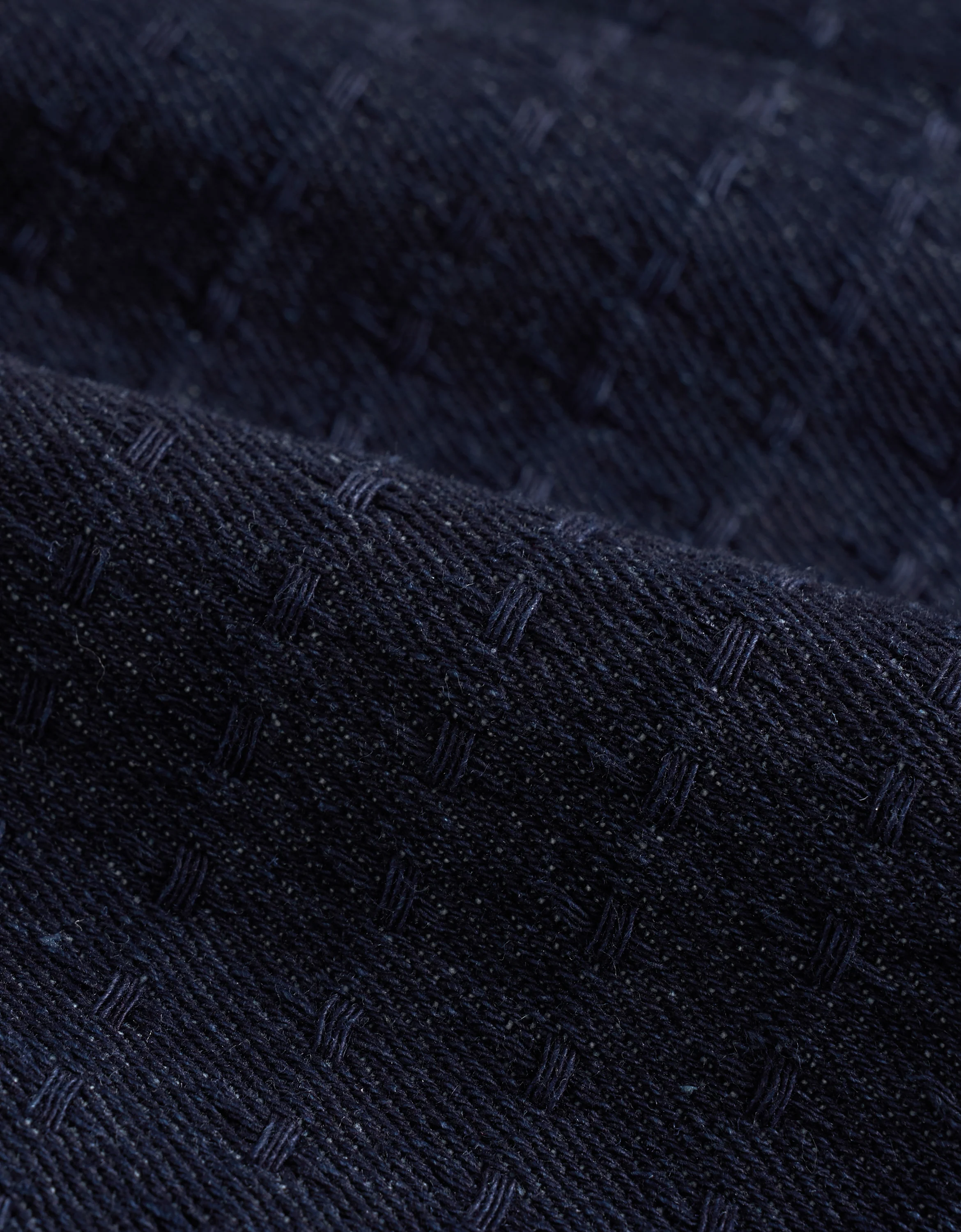 Button Detail Sleeveless Textured Denim Top - Image 9