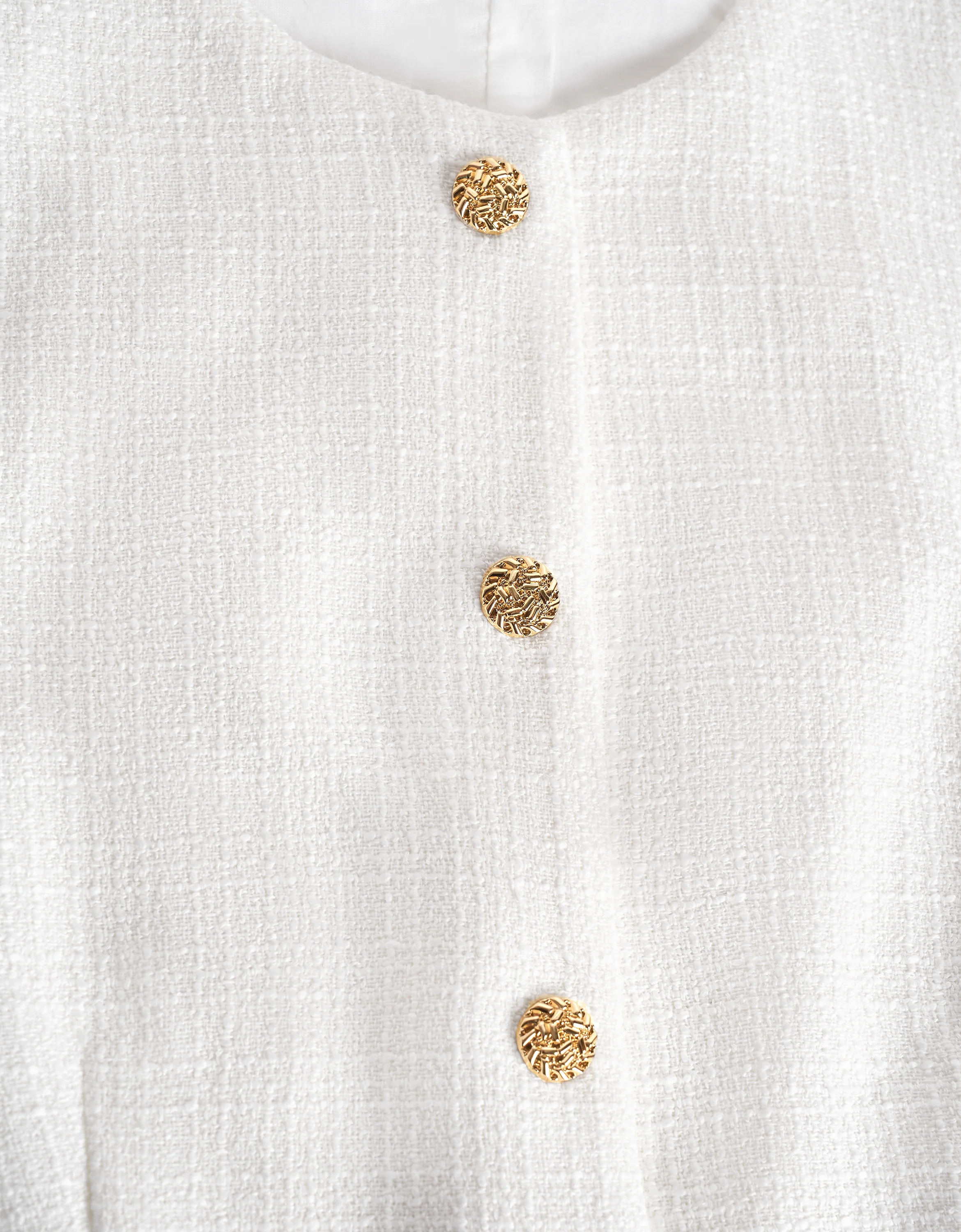 Contrast Detail Button Front Sleeveless Vest - Image 8