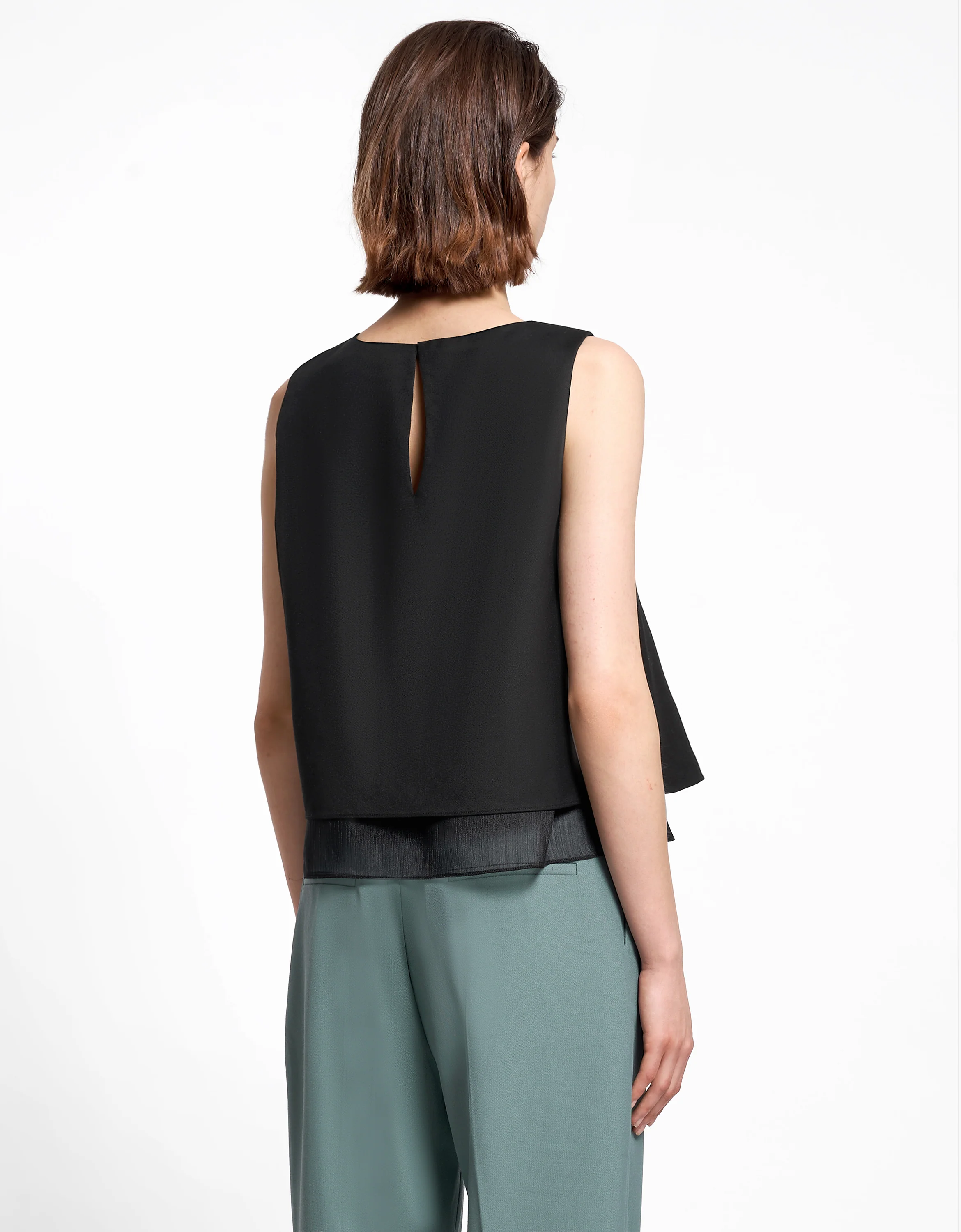 Crew Neck Layered Top - Image 7