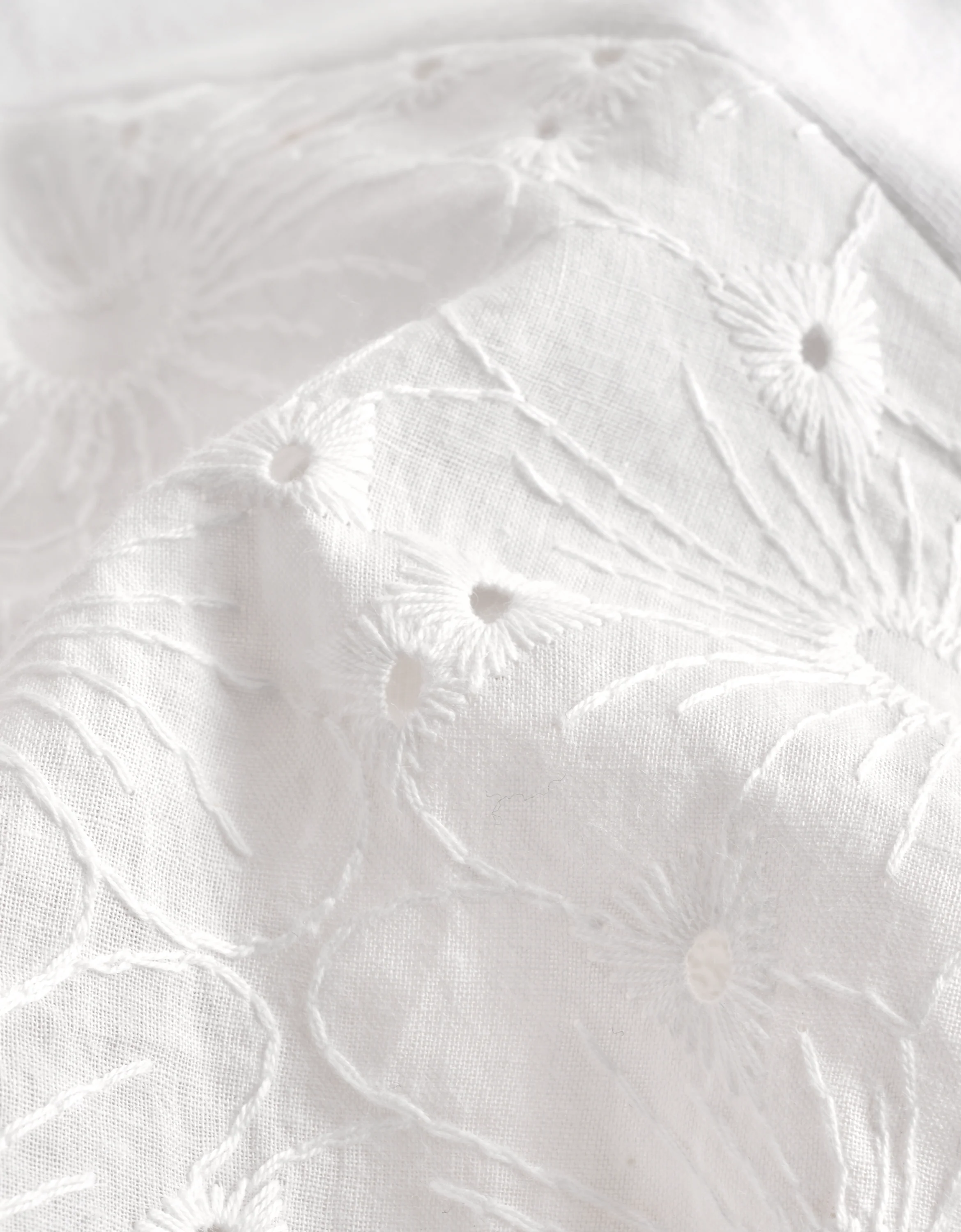 Cutwork Embroidery Puff Sleeve Top - Image 10