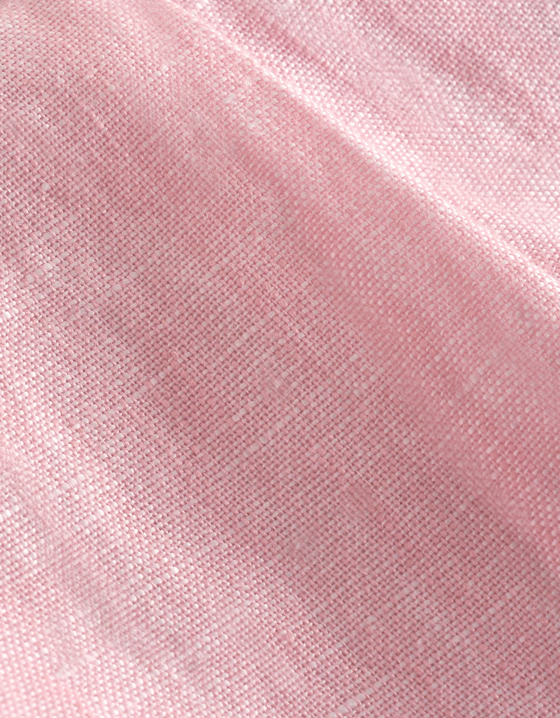 Elastic Waist Linen Shorts - Image 18
