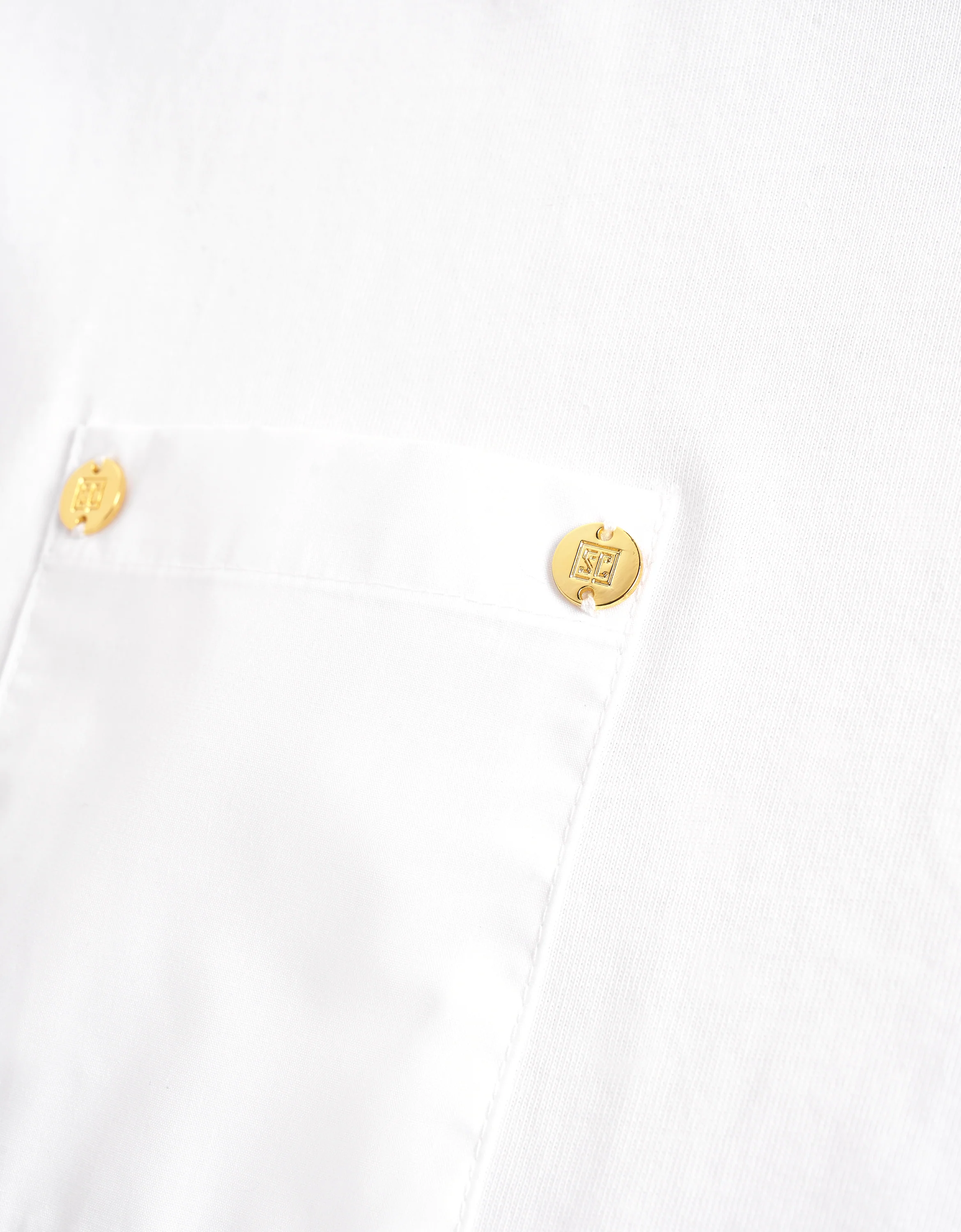 Embossed Button Pocket T-Shirt - Image 31