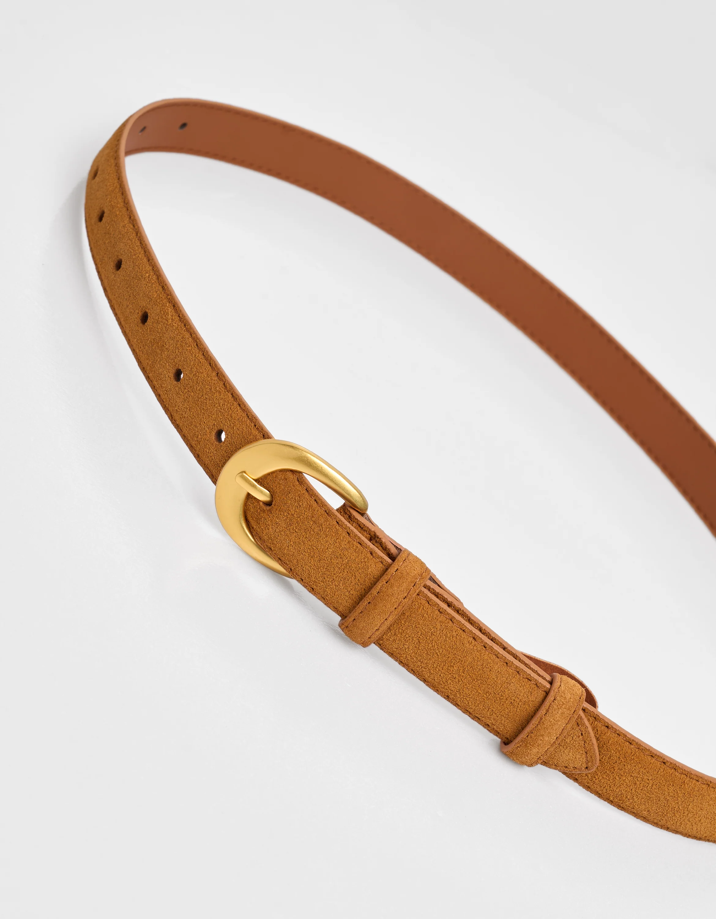 Faux Suede Leather Belt - Image 3