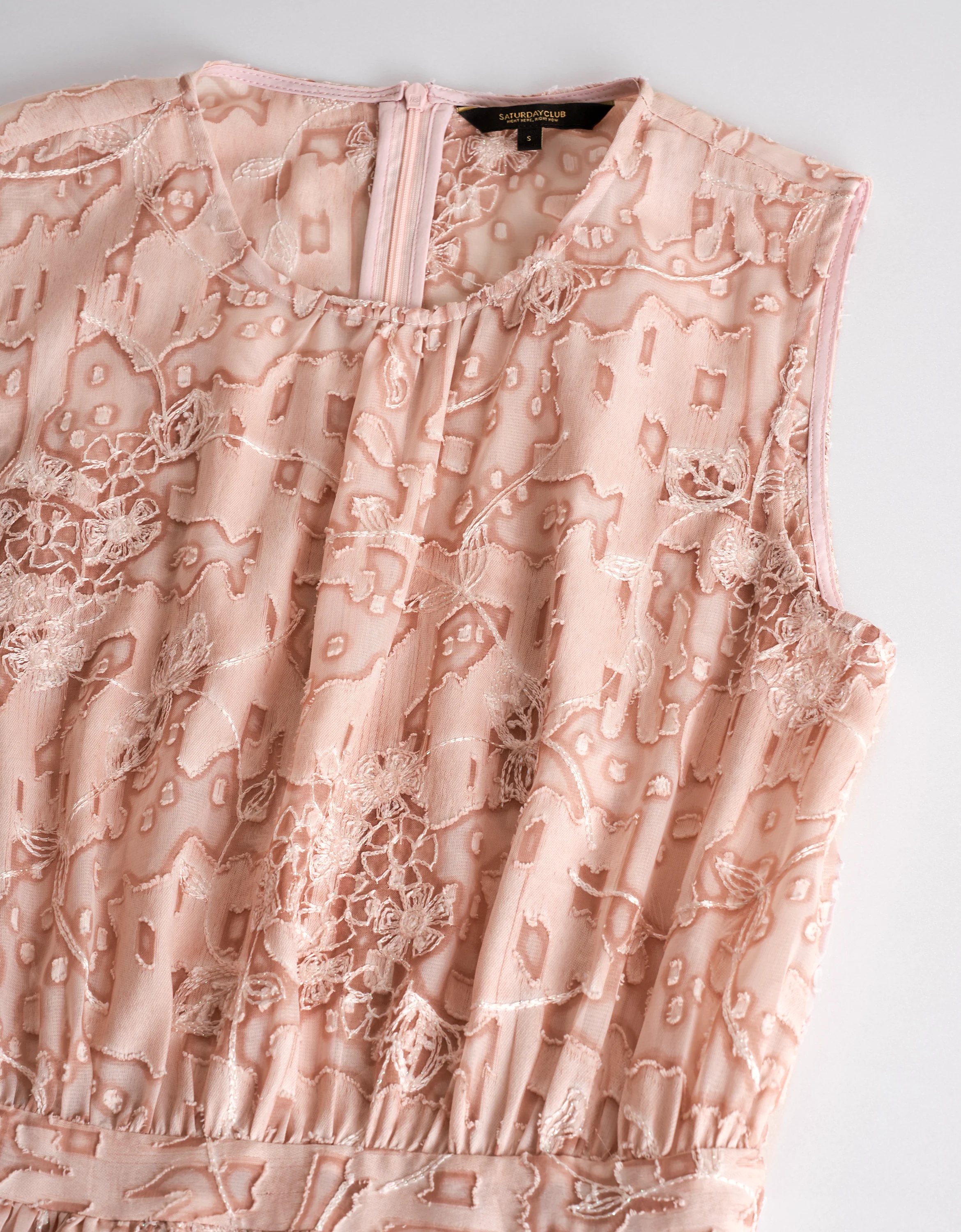 French Burnout Sleeveless Dress - Image 5