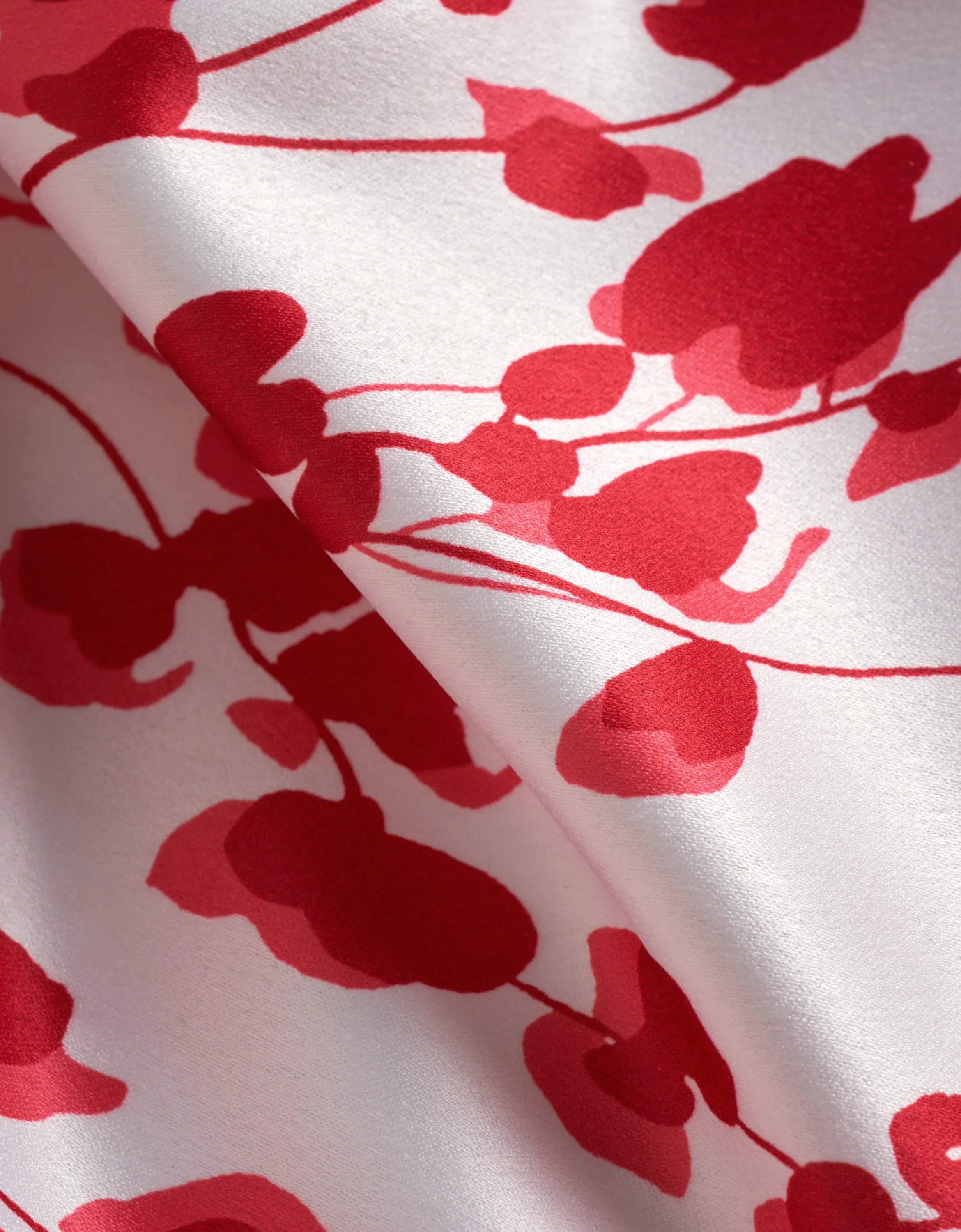 Knot Collar Floral Print Top - Image 8