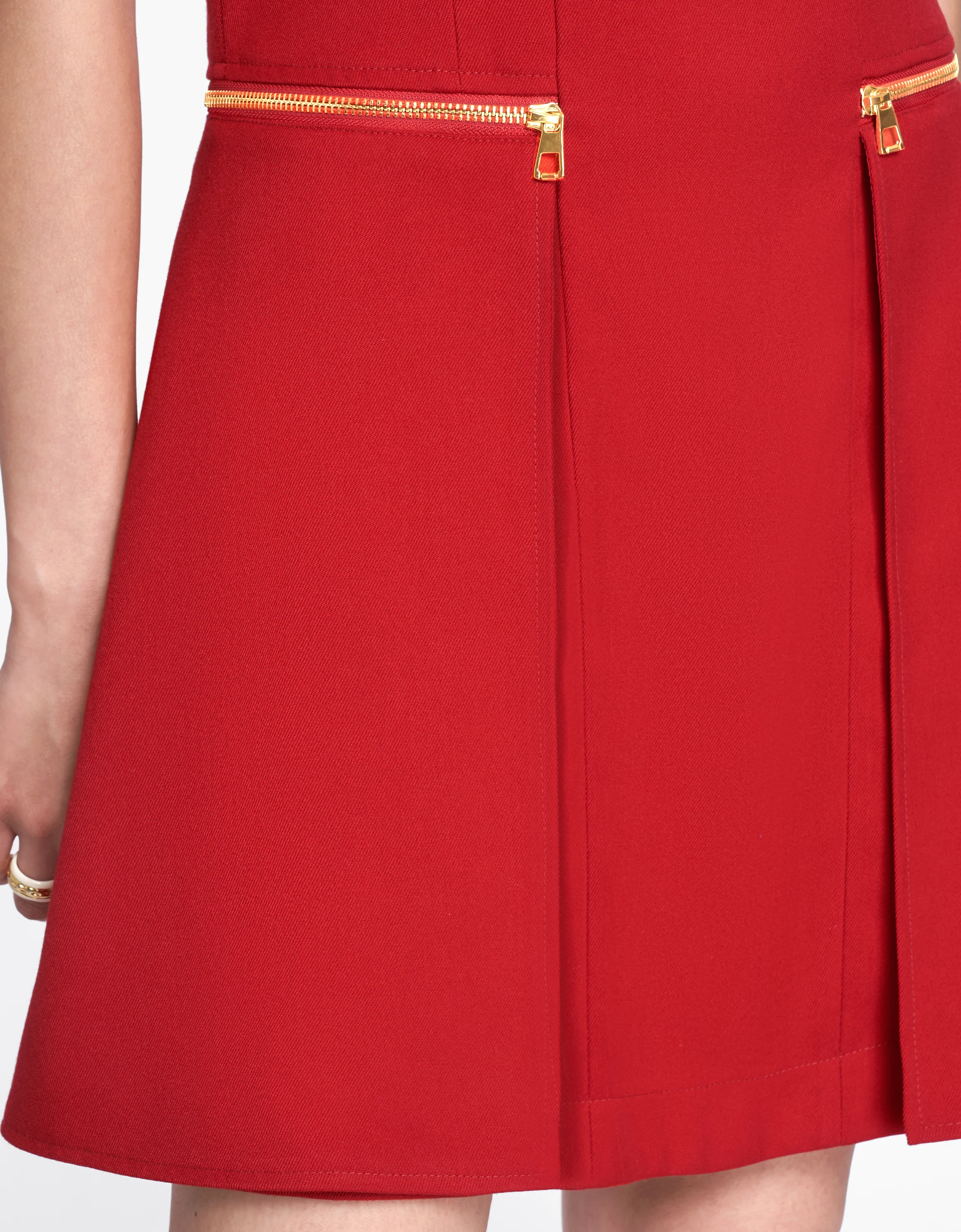 Metallic Zip Pocket Dress - Image 22