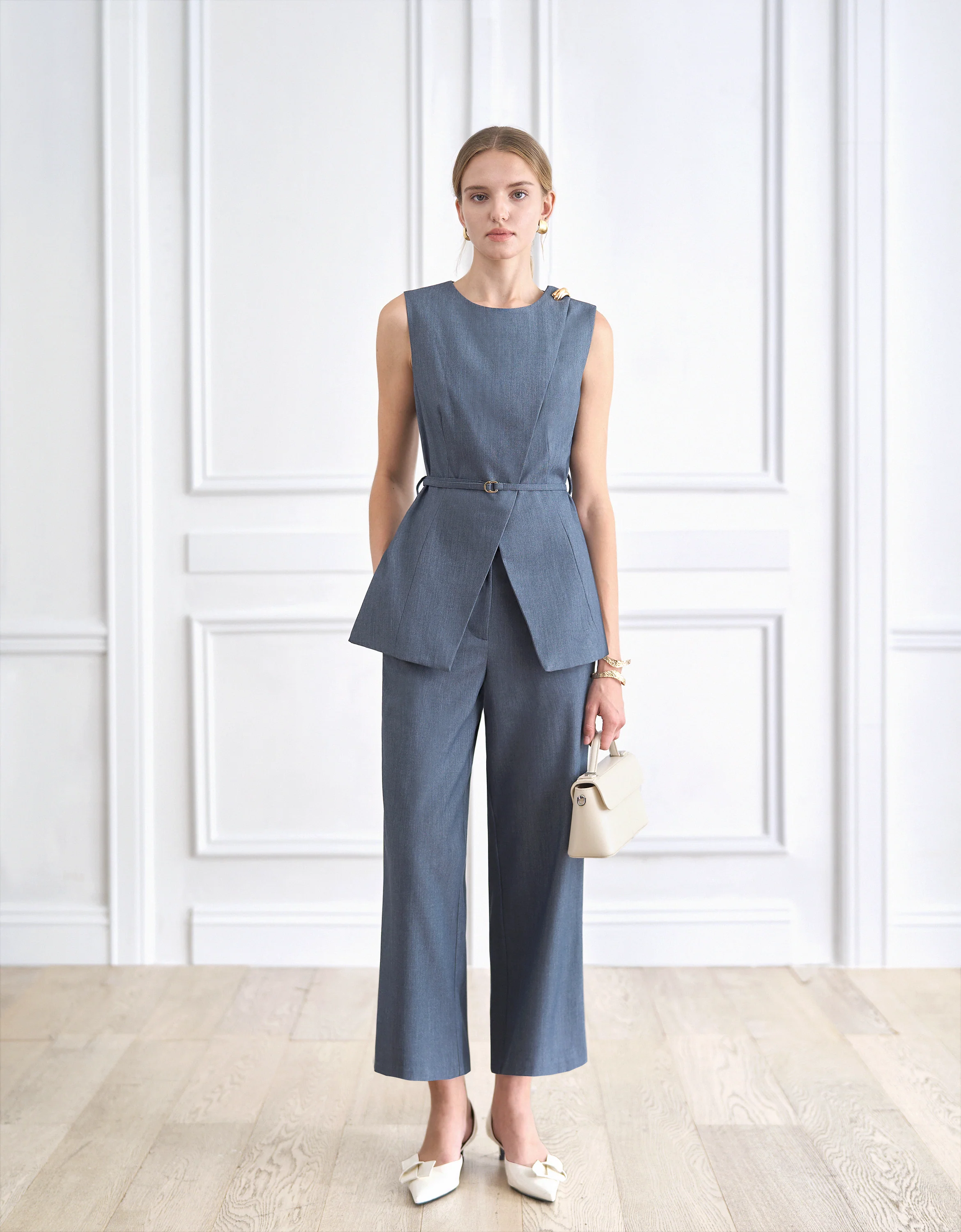 Mid-rise Straight Leg Trousers - Image 7