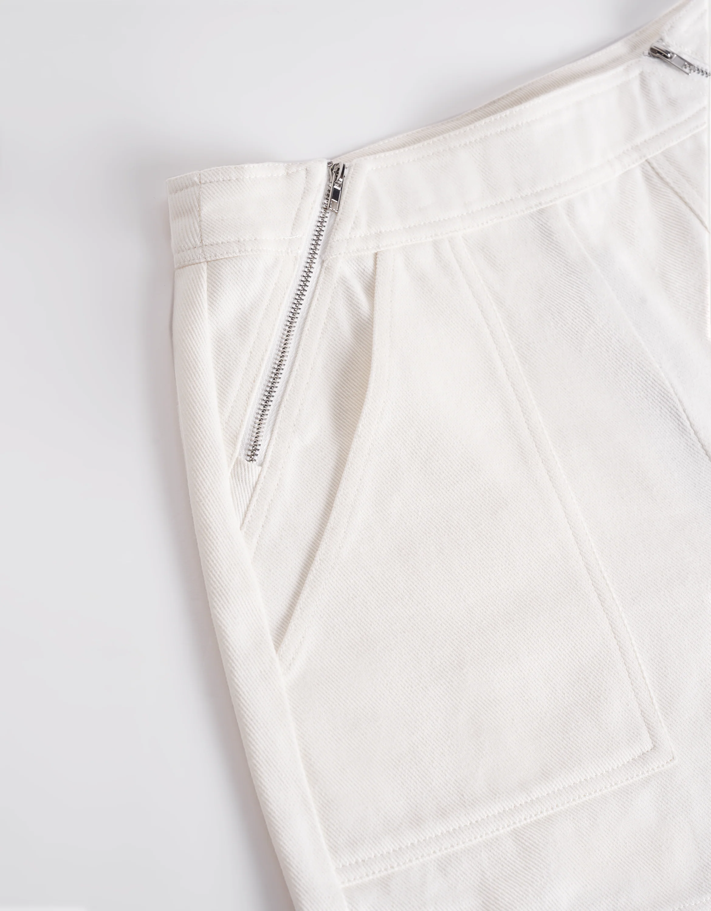 Patch Pocket Denim Shorts - Image 16