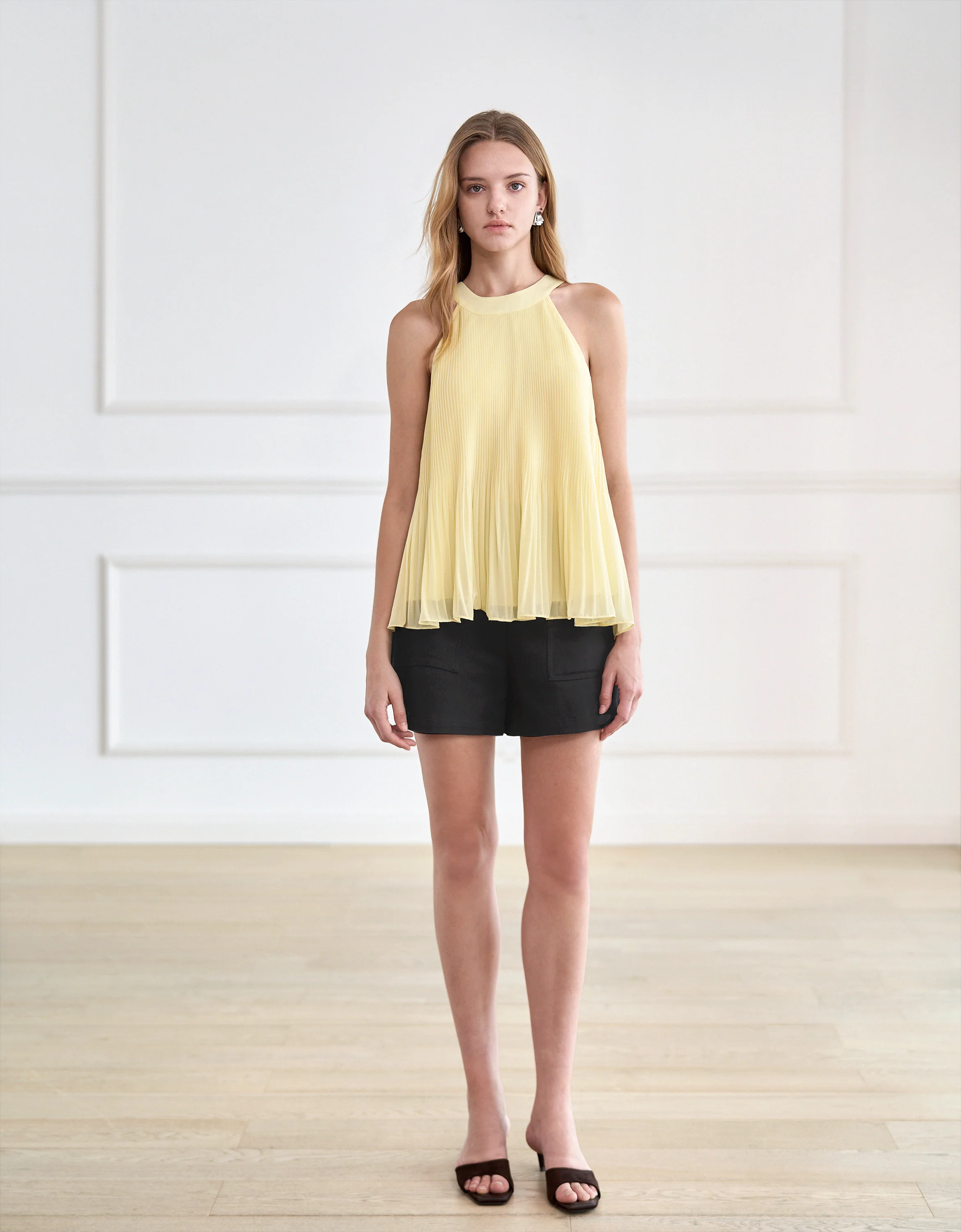 Pleated Halterneck Top - Image 3