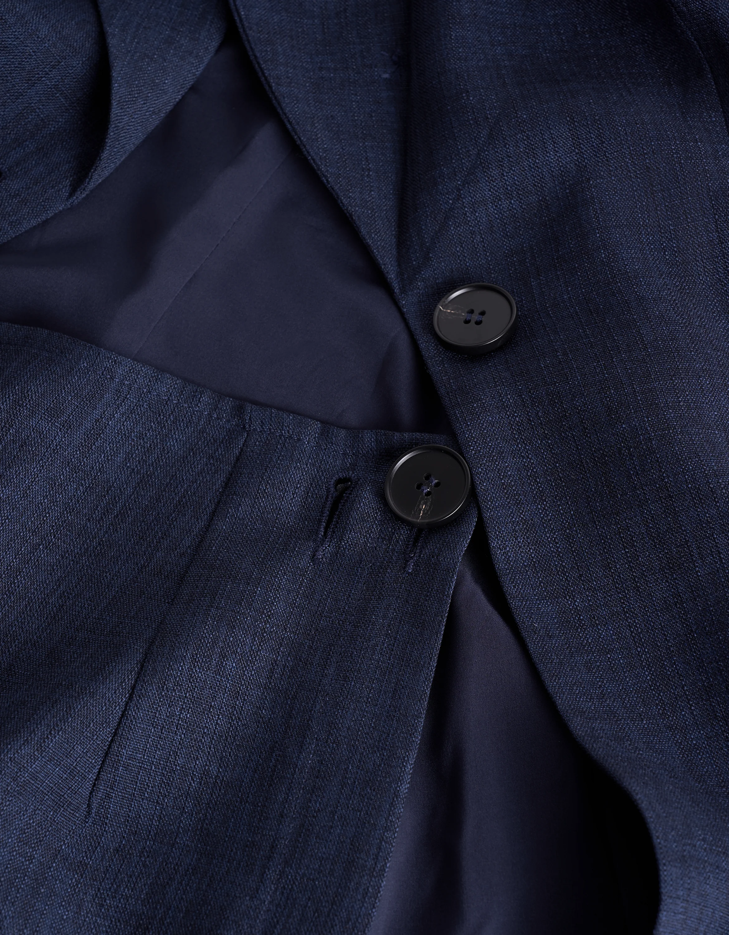 Pleated Panel Single-breasted Suit Dress - Image 18