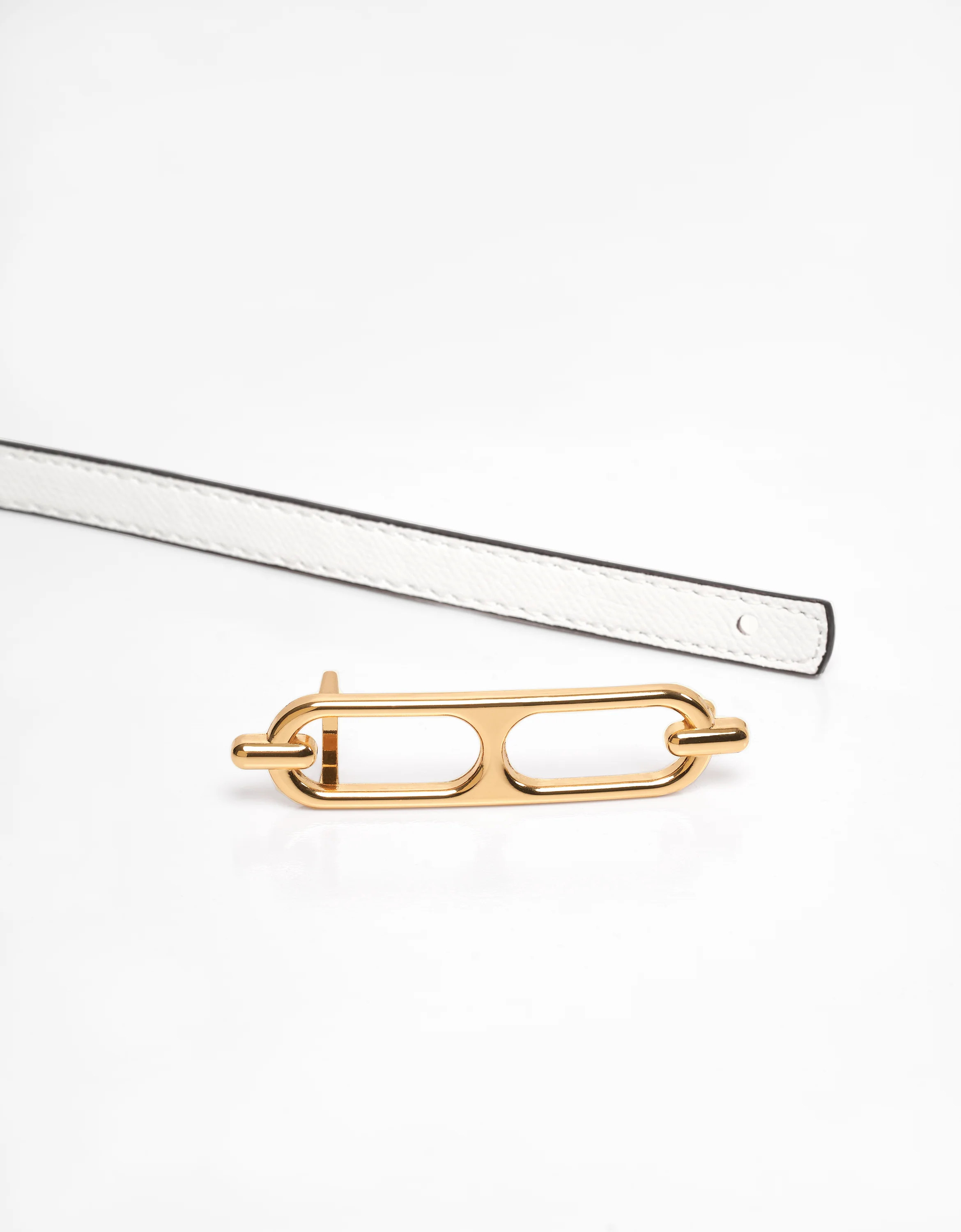 Reversible Thin Leather Belt - Image 11