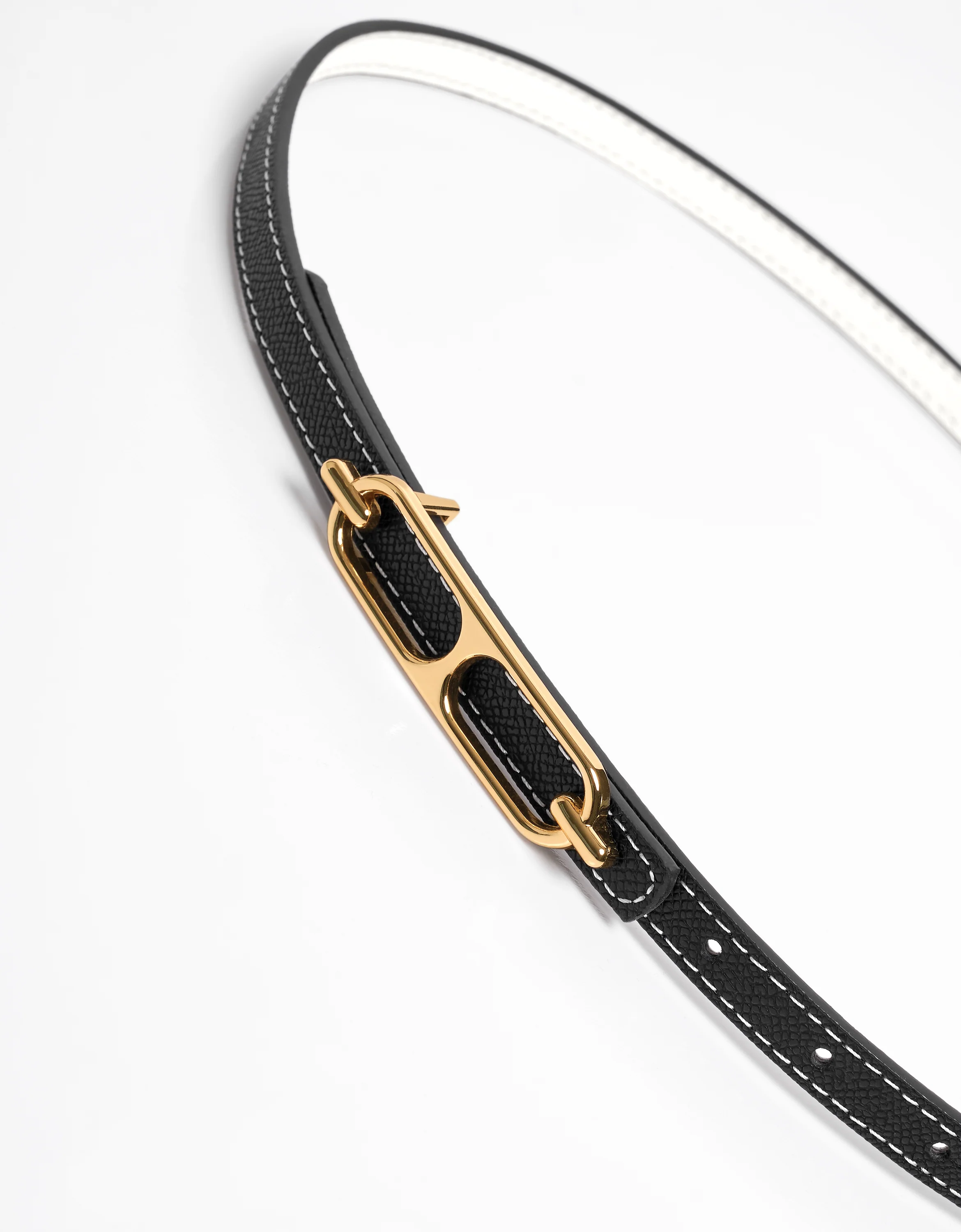 Reversible Thin Leather Belt - Image 15