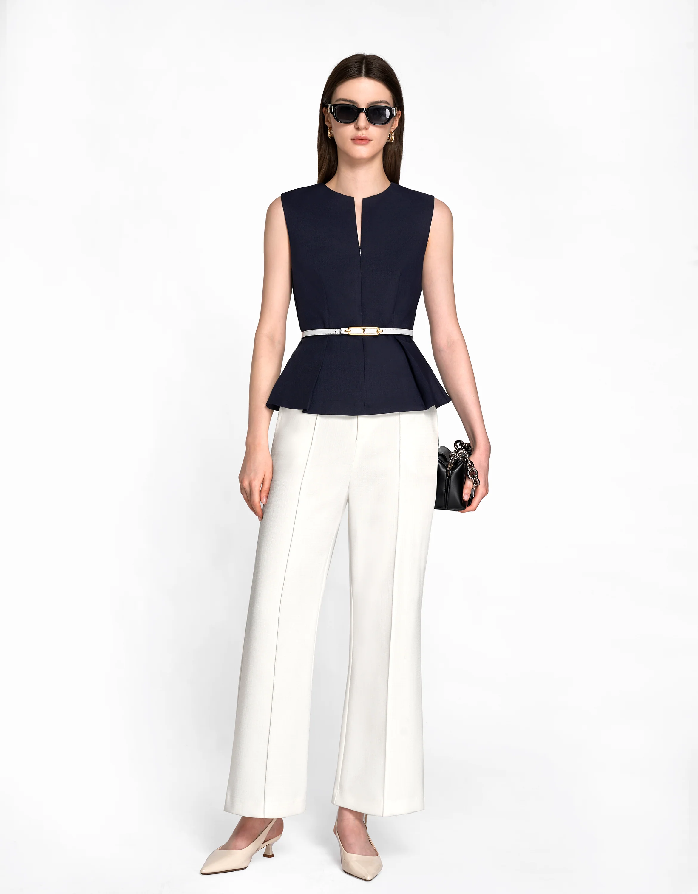 Reversible Thin Leather Belt - Image 21