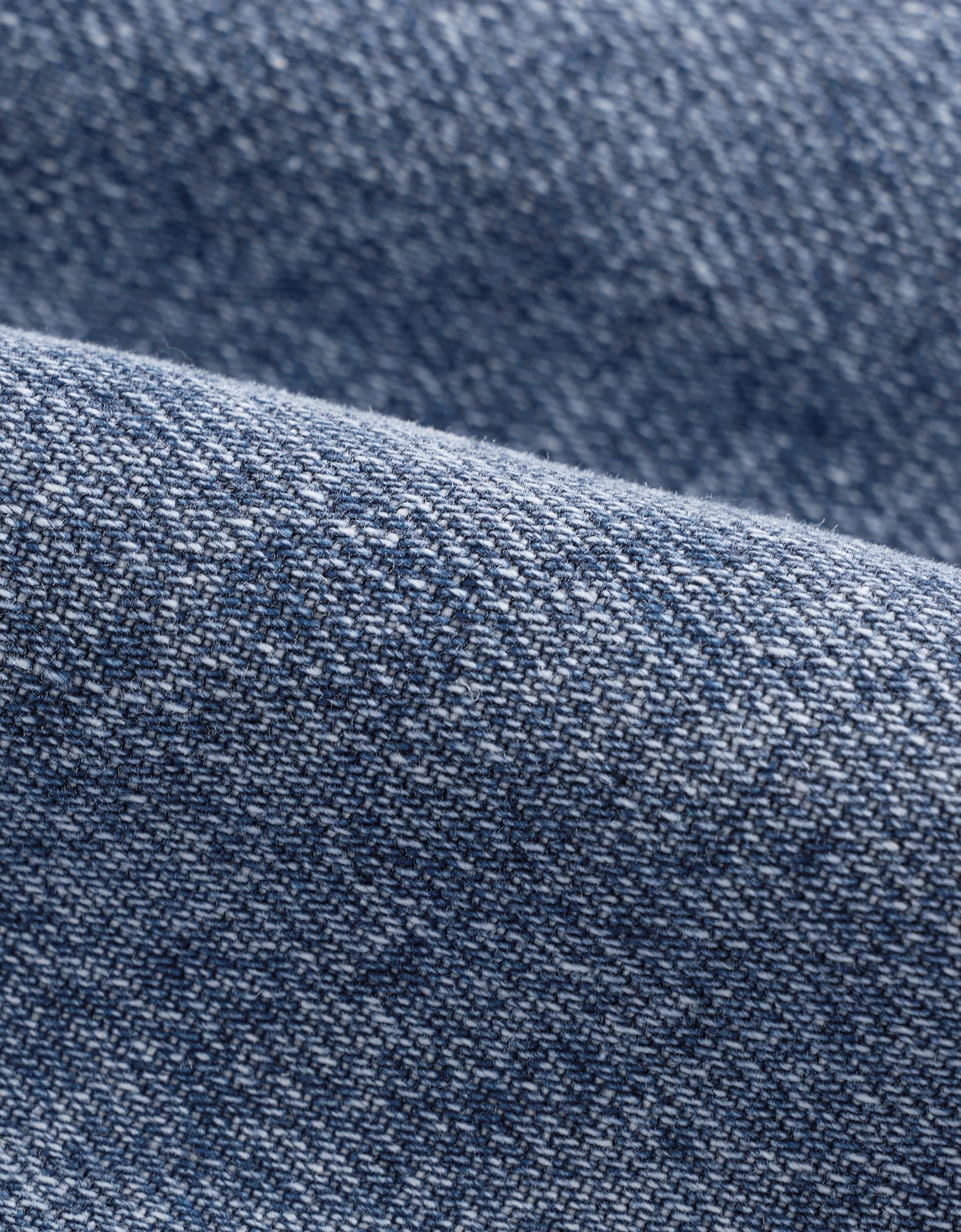 Ruffled Detail Square Neck Denim Dress - Image 8