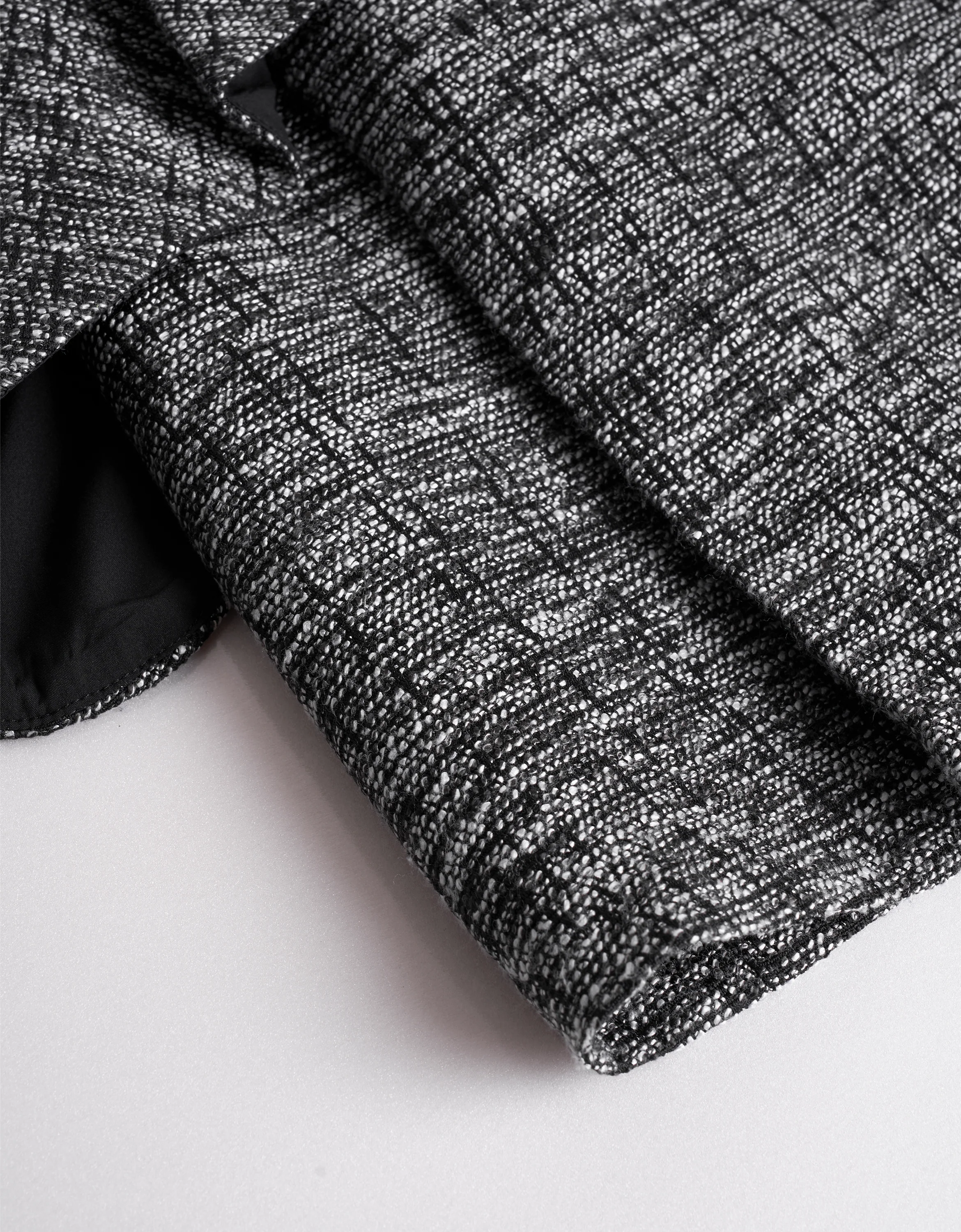 Ruffled Detail Textured A-line Skirt - Image 8