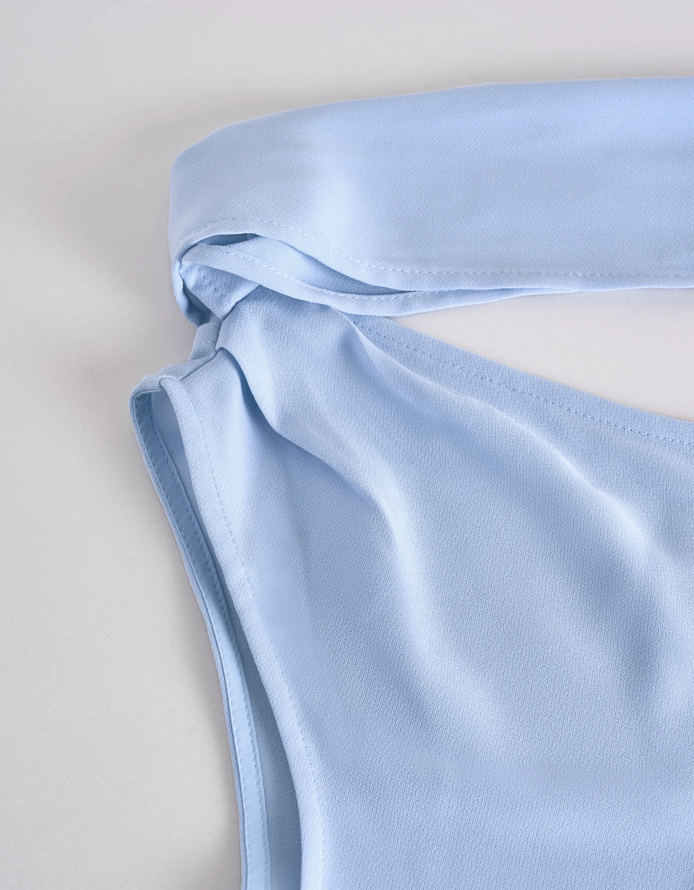 Scarf Detail Asymmetric Top - Image 6