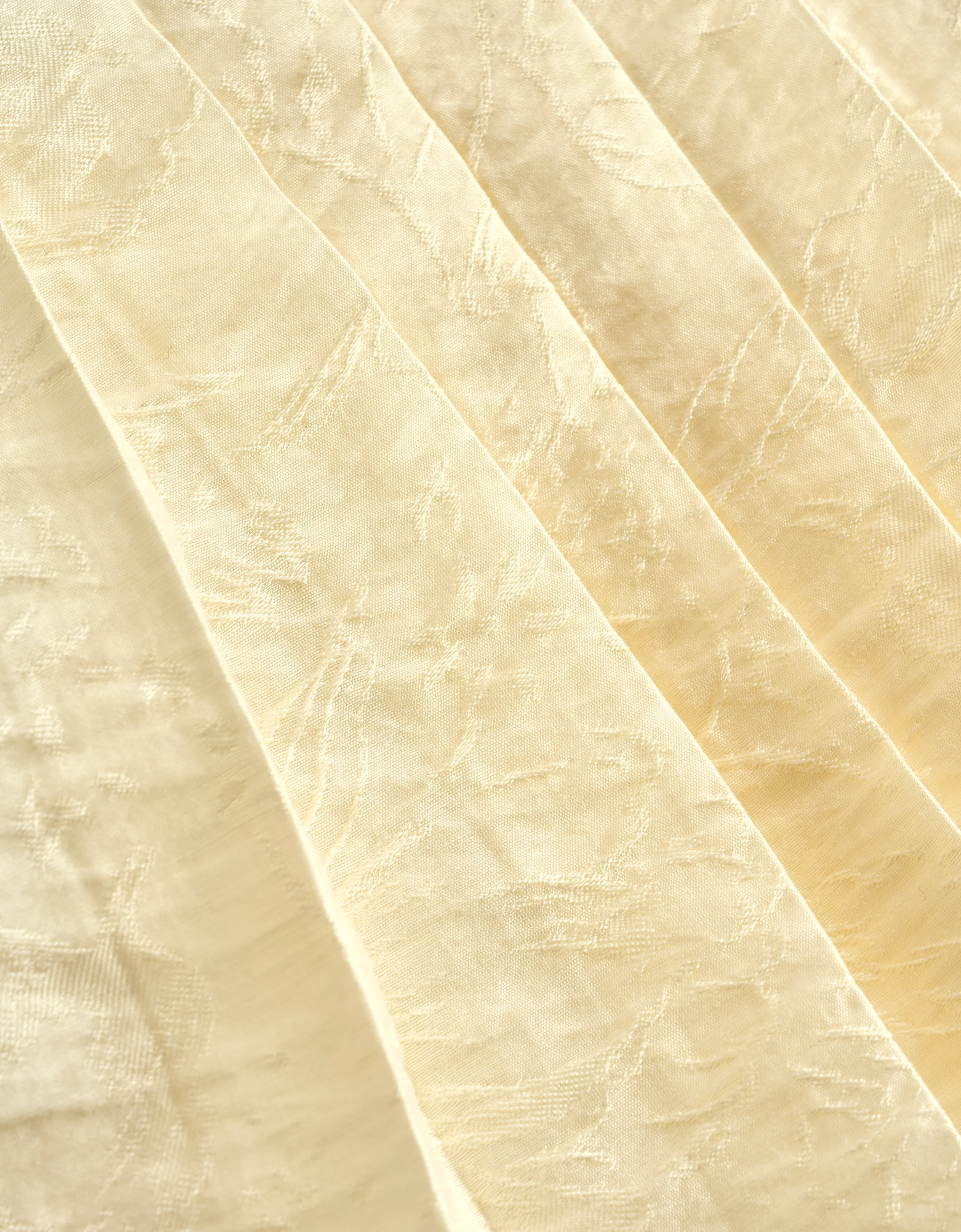 Tencel-blend Jacquard Pleated Sleeveless Top - Image 23