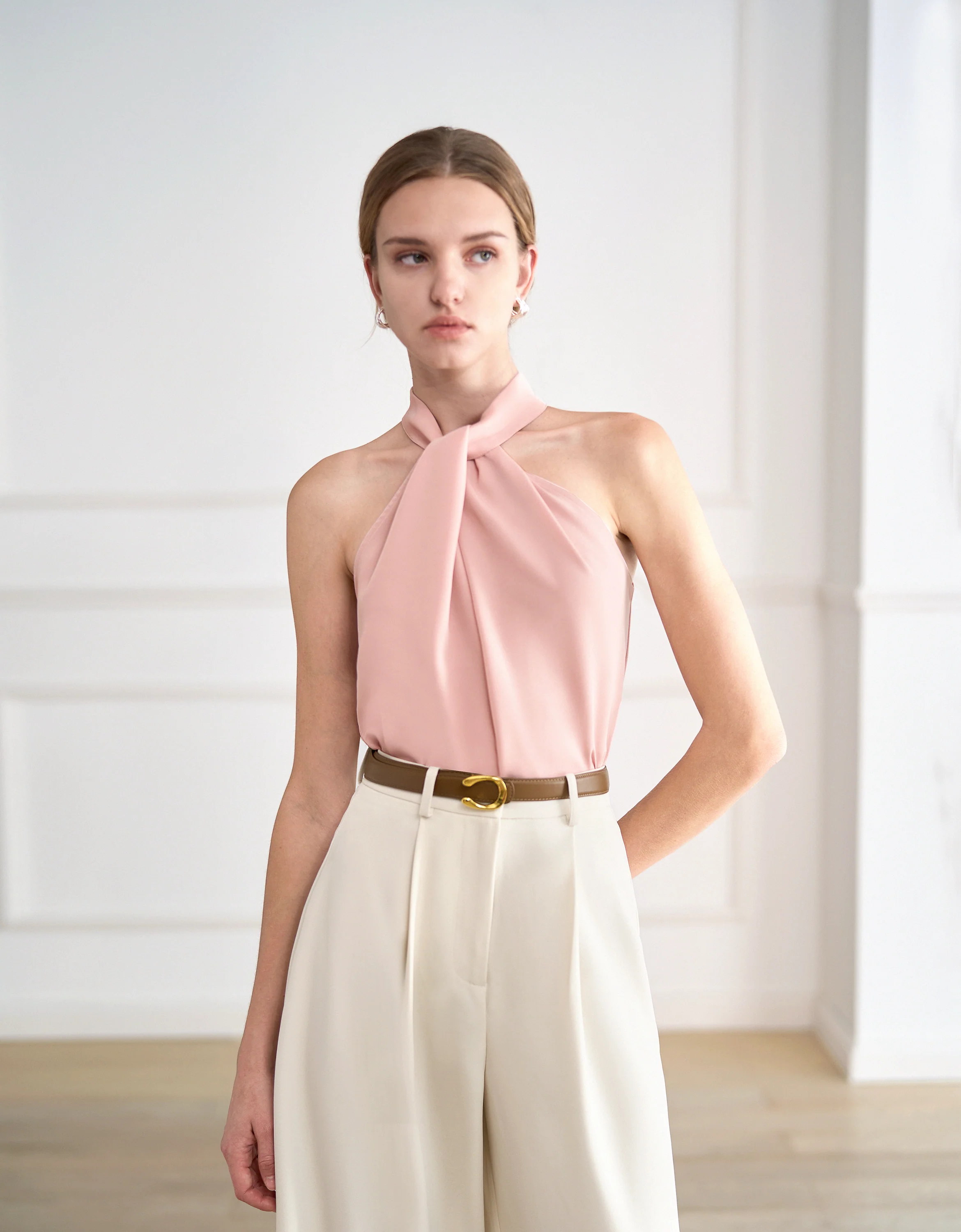 Twist Collar Halterneck Top - Image 14