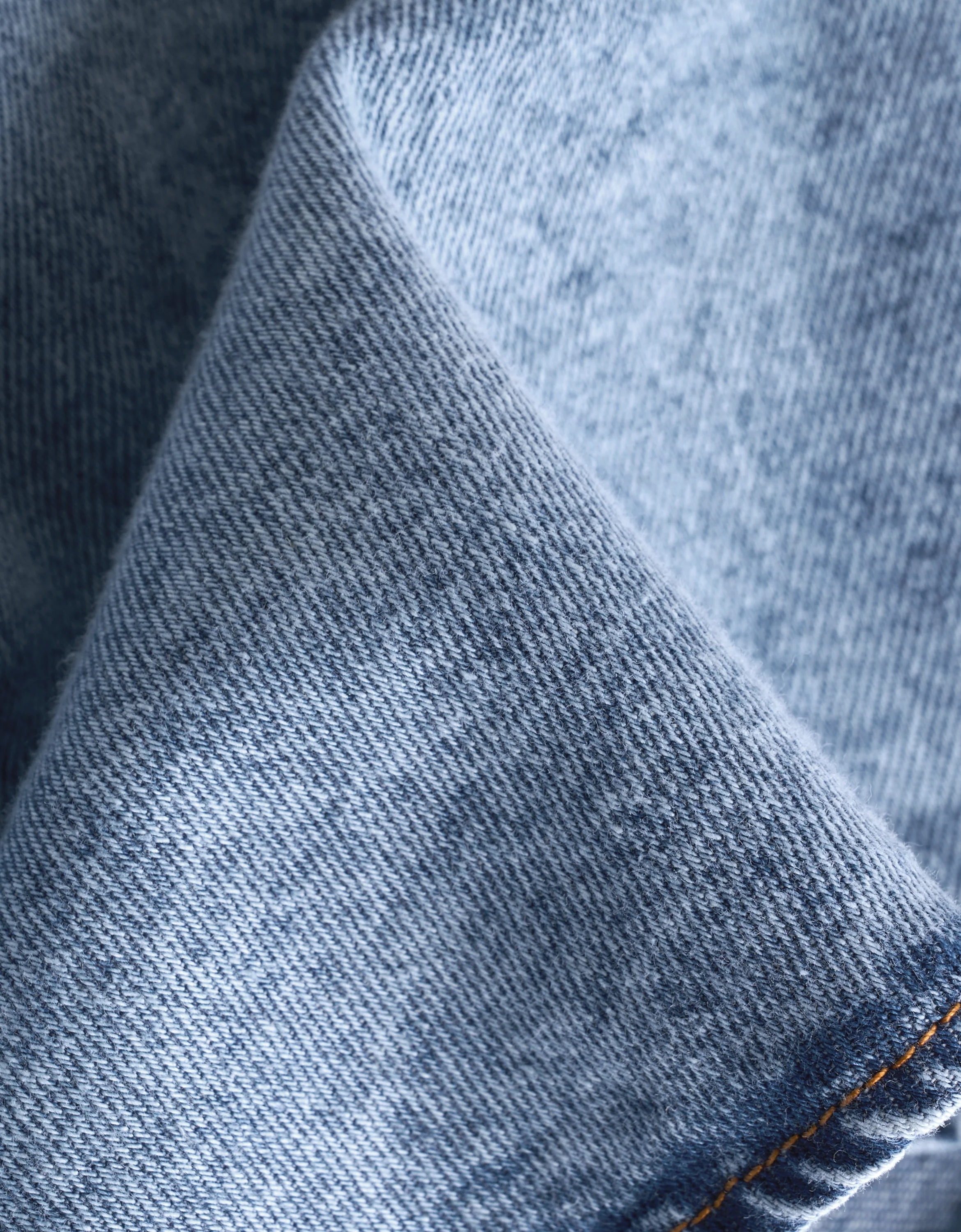V-neck A-line Sleeveless Denim Dress - Image 8