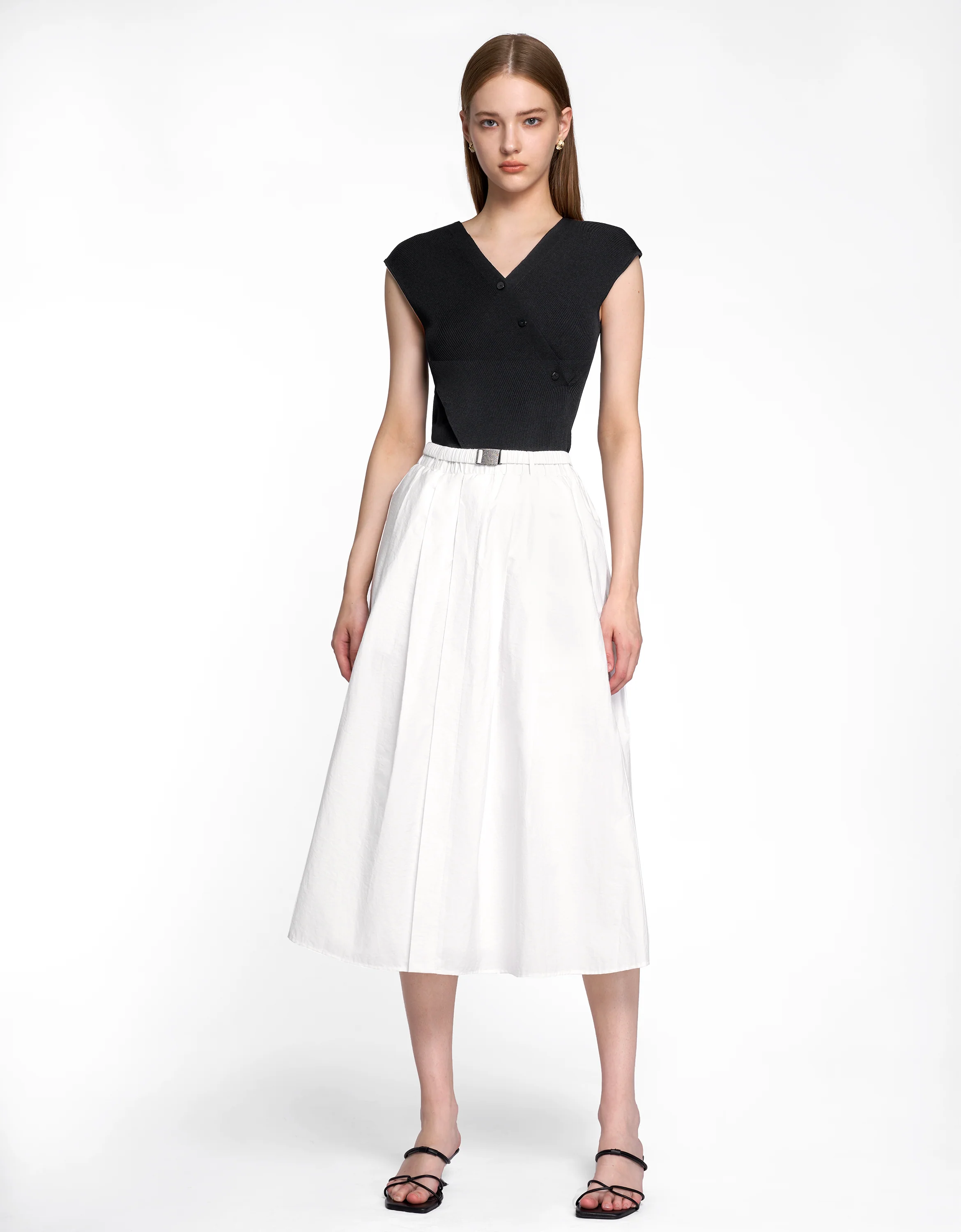 V-Neck Knit Top - Image 11