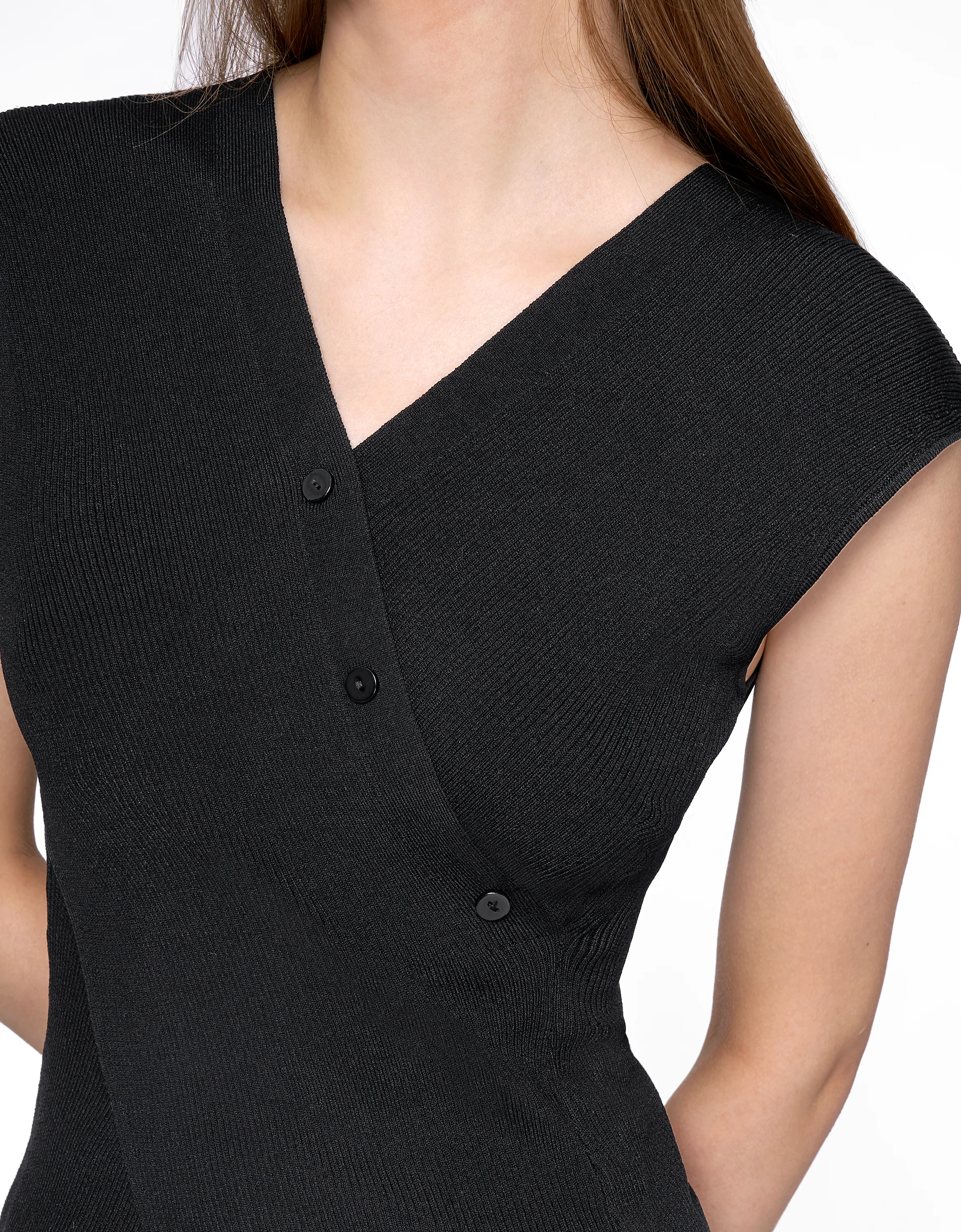 V-Neck Knit Top - Image 13