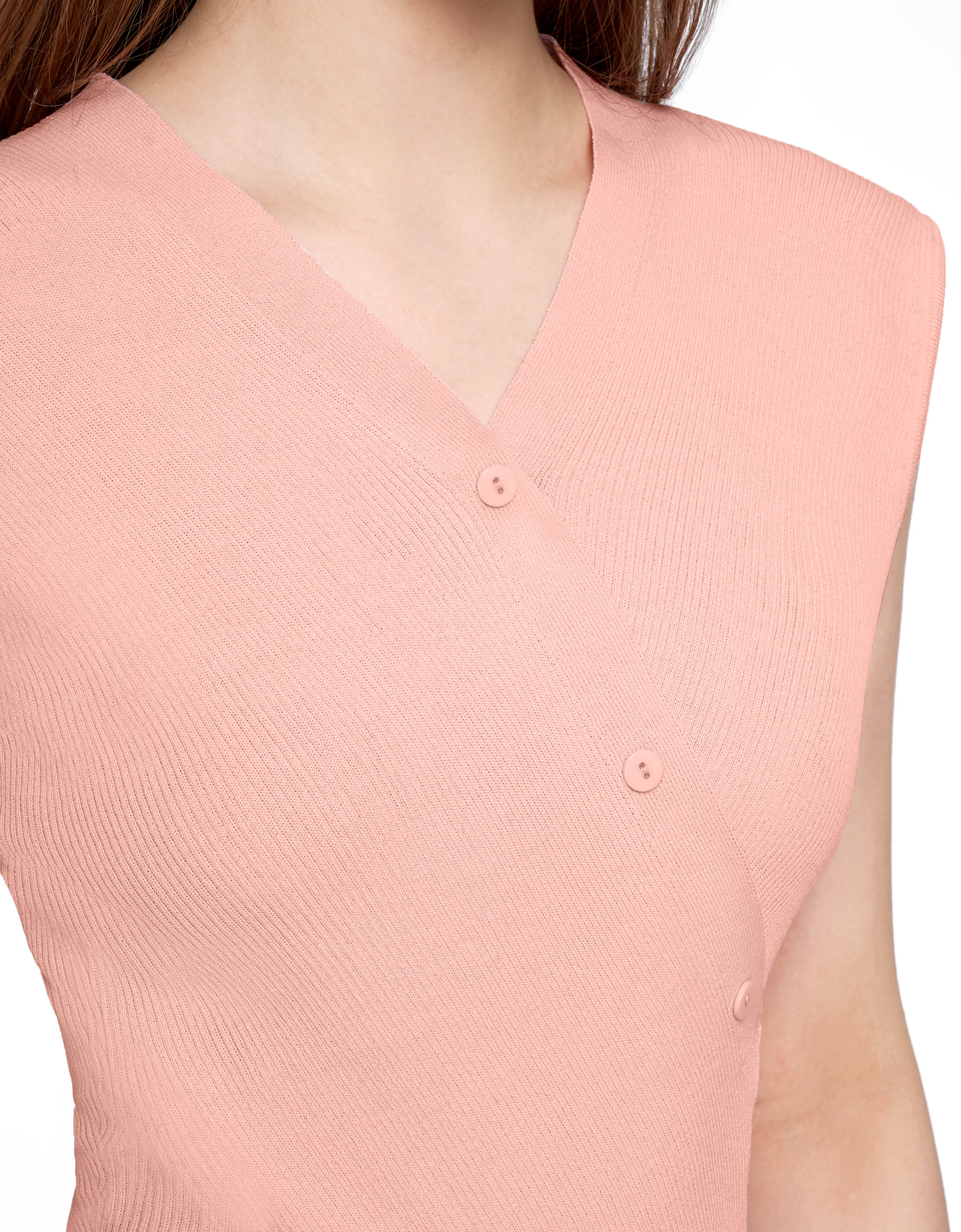V-Neck Knit Top - Image 23