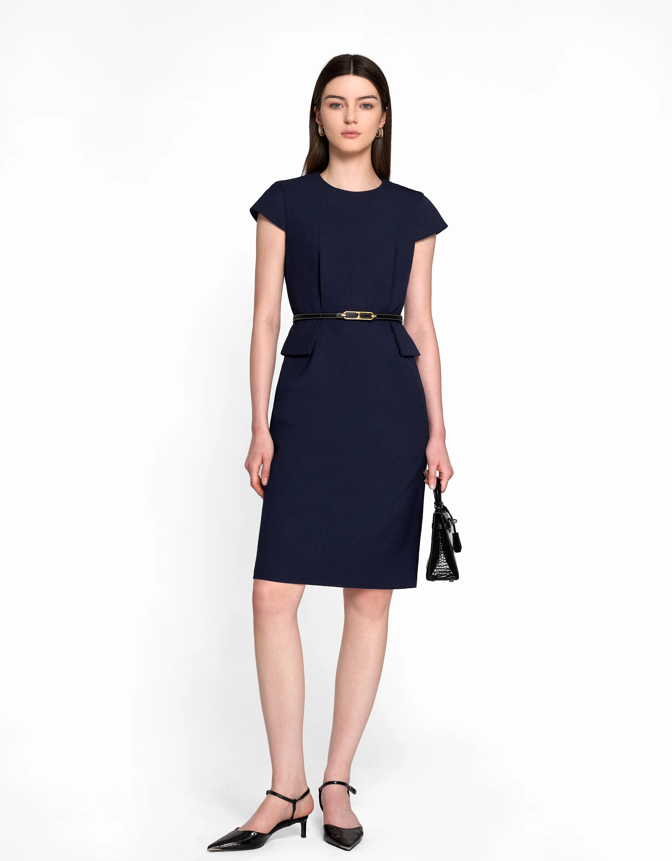 Waist Flap Midi Dress - Image 28