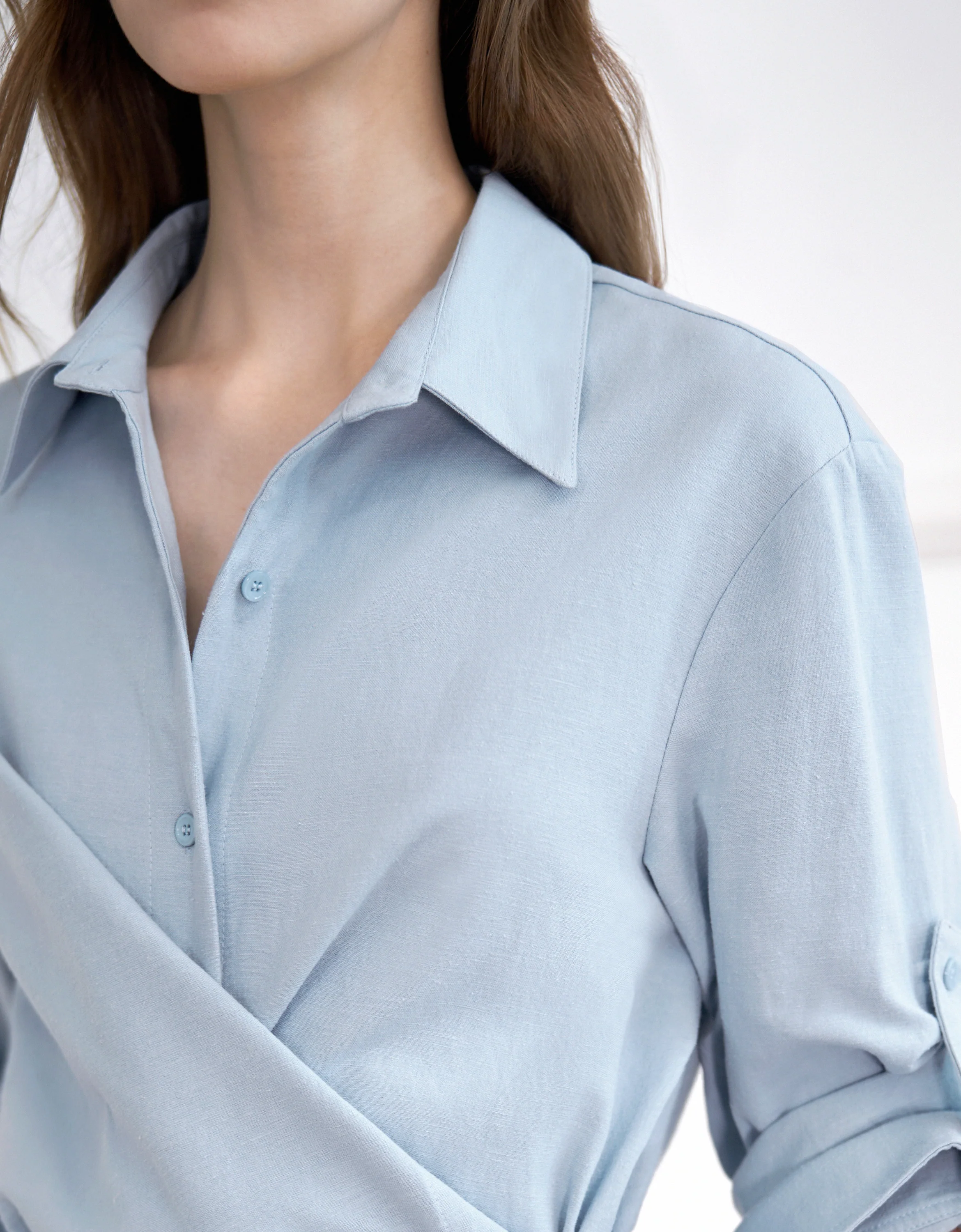 Wrap Front Shirt - Image 34